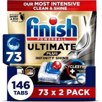Finish Ultimate Plus Infinity Shine Dishwasher Tablets Fresh