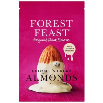 Forest Feast Cookies & Cream White Chocolate Almonds (120g)