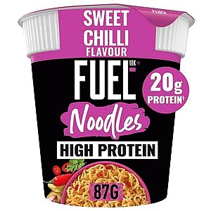 FUEL10K High Protein Sweet Chilli Instant Noodles Snack Pot (87g)