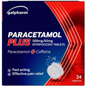 Galpharm Paracetamol Plus (24 x 500mg, 65mg)