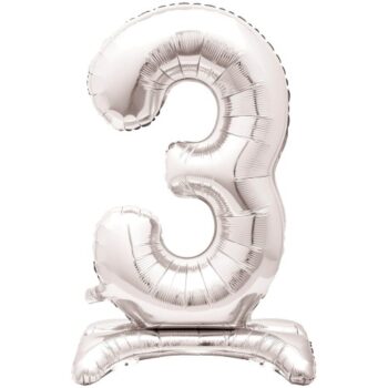 Giant Silver Foil Standing Balloon 3