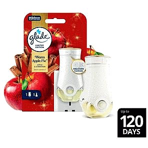 Glade Electric Holder & Refill Warm Apple Pie Scented Oil Plugin (20ml)