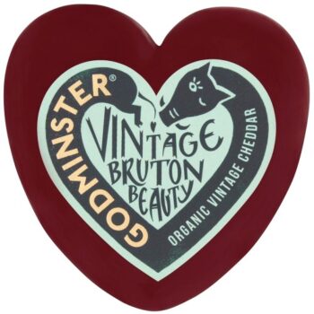 Godminster Organic British Vintage Cheddar Heart-Shaped (200g)