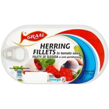 Graal Herring Fillets in Tomato Sauce (170g)