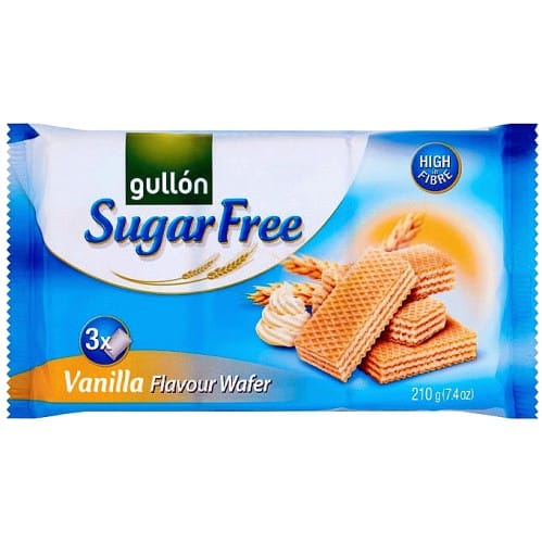 Gullon Sugar-Free Vanilla Flavour Wafer (180g)