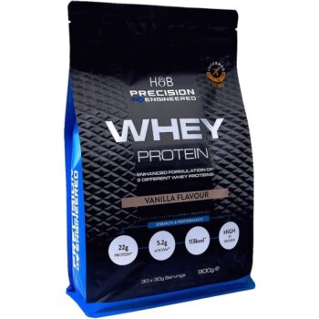 H&B Precision Engineered Whey Protein Powder Vanilla (900g)