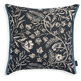 Habitat Mono Printed Winter Floral Cushion 43x43