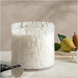 Habitat Scented Luxe Confetti Extra Extra Large Candle Geranium & Pear White