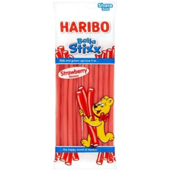 Haribo Balla Stixx Strawberry Sweets Sharing Bag (140g)