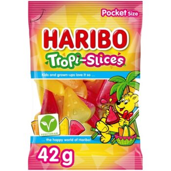 Haribo Tropi Slices Pocket Pack (42g)