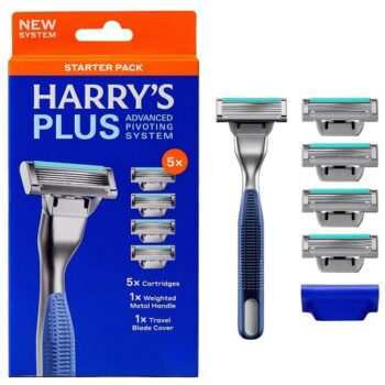 Harry's Plus Razor and 5 Blades Tide Set