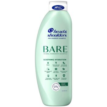 Head & Shoulders Bare Soothing Hydration Anti-Dandruff Shampoo (400ml)