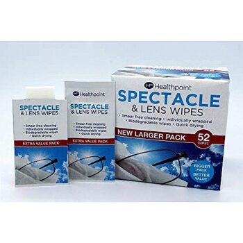 Healthpoint Spectacle & Lens Wipes 50 Wipes