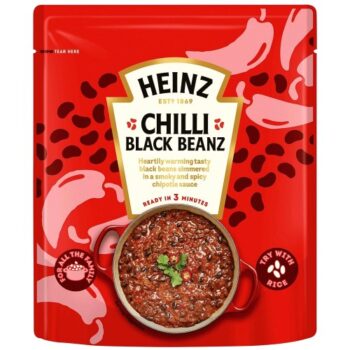 Heinz Chilli Black Beans Family Pack Mexican-Style (550g)