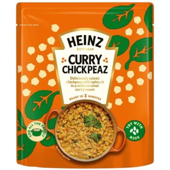 Heinz Curry Chickpeas Family Pack with Coconut and Spinach (550g)