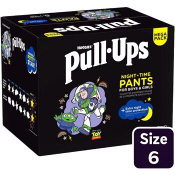 Huggies Pull-Ups Trainers Night Boy Nappy Pants Size 5-6+ (32)