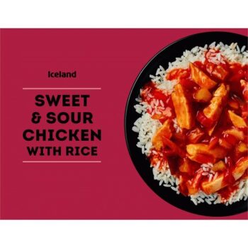 Iceland Sweet & Sour Chicken with Rice (400g)