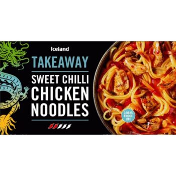 Iceland Takeaway Sweet Chilli Chicken Noodles (375g)