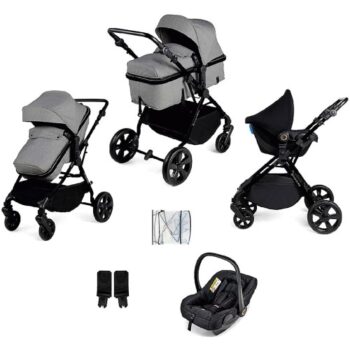 Ickle Bubba Comet 3-In-1 Travel System Black space Grey black Pack Size 1