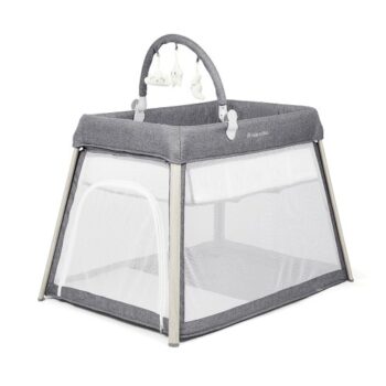 Ickle Bubba Scout 3-in-1 Travel Crib Cot & Playpen Ash Grey