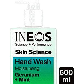 Ineos Skin Science Geranium + Mint Hand Wash Soap (500ml)