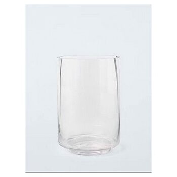 John Lewis ANYDAY Glass Hurricane Candle Holder Medium H16cm each