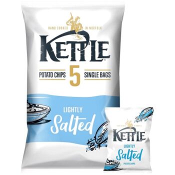 Kettle Lightly Salted Chips Multipack (5 x 25g)