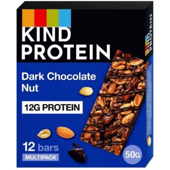 KIND Protein Dark Chocolate Nut Snack Bars Multipack (12 x 50g)