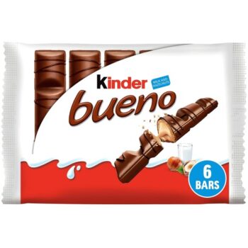 Kinder Bueno Milk Chocolate & Hazelnut Multipack (3 x 43g)