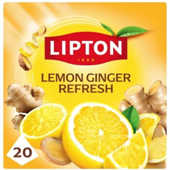Lipton Lemon & Ginger Refresh 20 Tea Bags (34g)