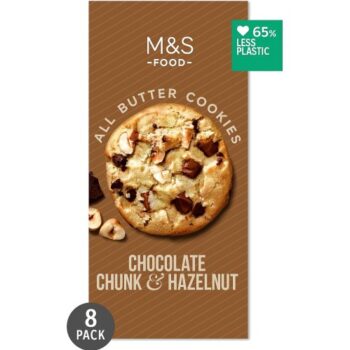 M&S All Butter Chocolate Chunk & Hazelnut Cookies