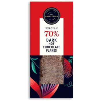 M&S Belgian Dark Hot Chocolate Flakes (250g)