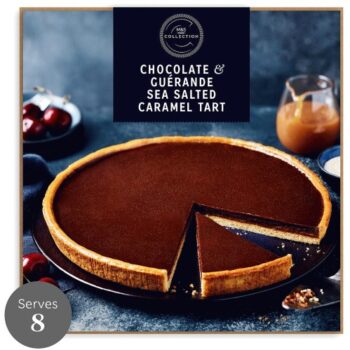 M&S Collection Chocolate & Sea Salt Caramel Tart Frozen