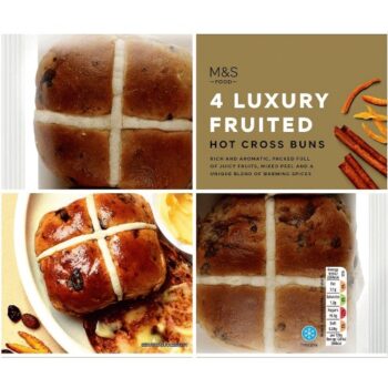 M&S Luxury Hot Cross Buns