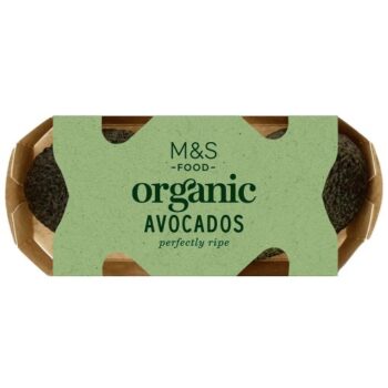 M&S Organic Perfectly Ripe Avocados