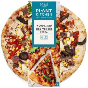 M&S Plant Kitchen Vegan Woodfired BBQ Veggie Pizza (448g)