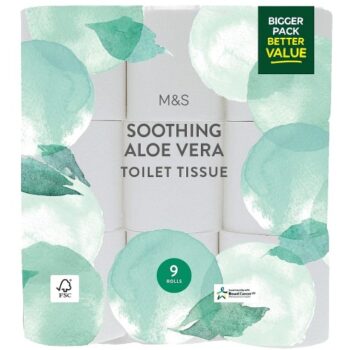 M&S Soothing Aloe Vera Toilet Tissue