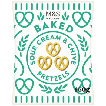 M&S Sour Cream & Chive Pretzels (150g)