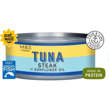 M&S Tuna Steak in Sunflower Oil
