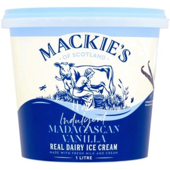 Mackie's Indulgent Vanilla Dairy Ice Cream (1 Litre)