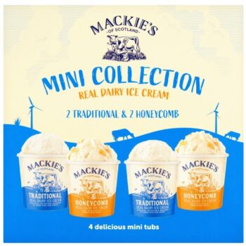 Mackie's Real Dairy Ice Cream Pack (4 x 120ml)