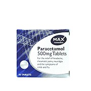 Max Paracetamol Tablets 16Pack.