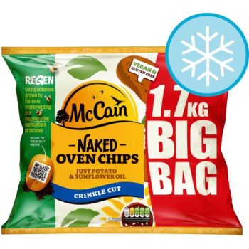 MCCAIN NAKED OVEN CHIPS CRINKLE CUT (1.7kg)