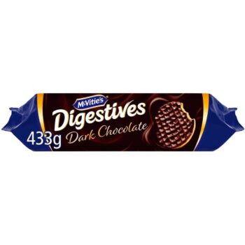 McVitie's Digestives Dark Chocolate Biscuits Jumbo Pack (433g)