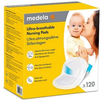 Medela Ultra Breathable Disposable Nursing Pads (120)