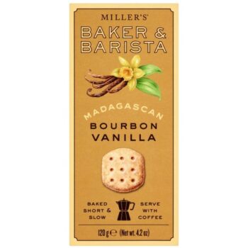 Miller's Baker & Barista Madagascan Bourbon Vanilla Biscuits (120g)