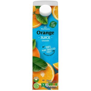 Morrisons 100% Fruit Smooth Orange Juice (1 Litre)