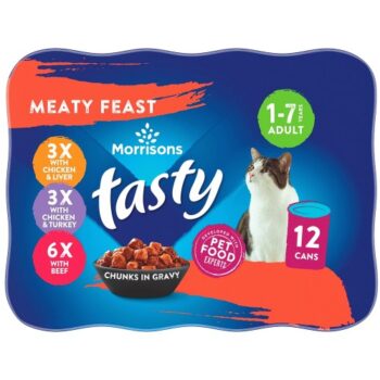 Morrisons Cat Food Meat Chunks In Gravy