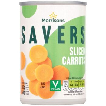 Morrisons Savers Sliced Carrots (300g)