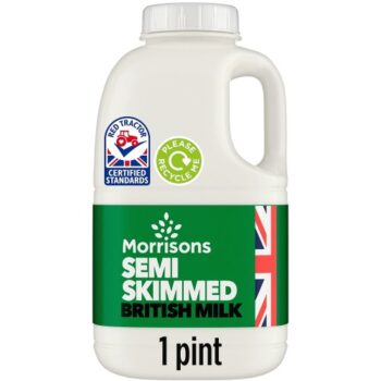 Morrisons Semi Skimmed British Milk (1pt)